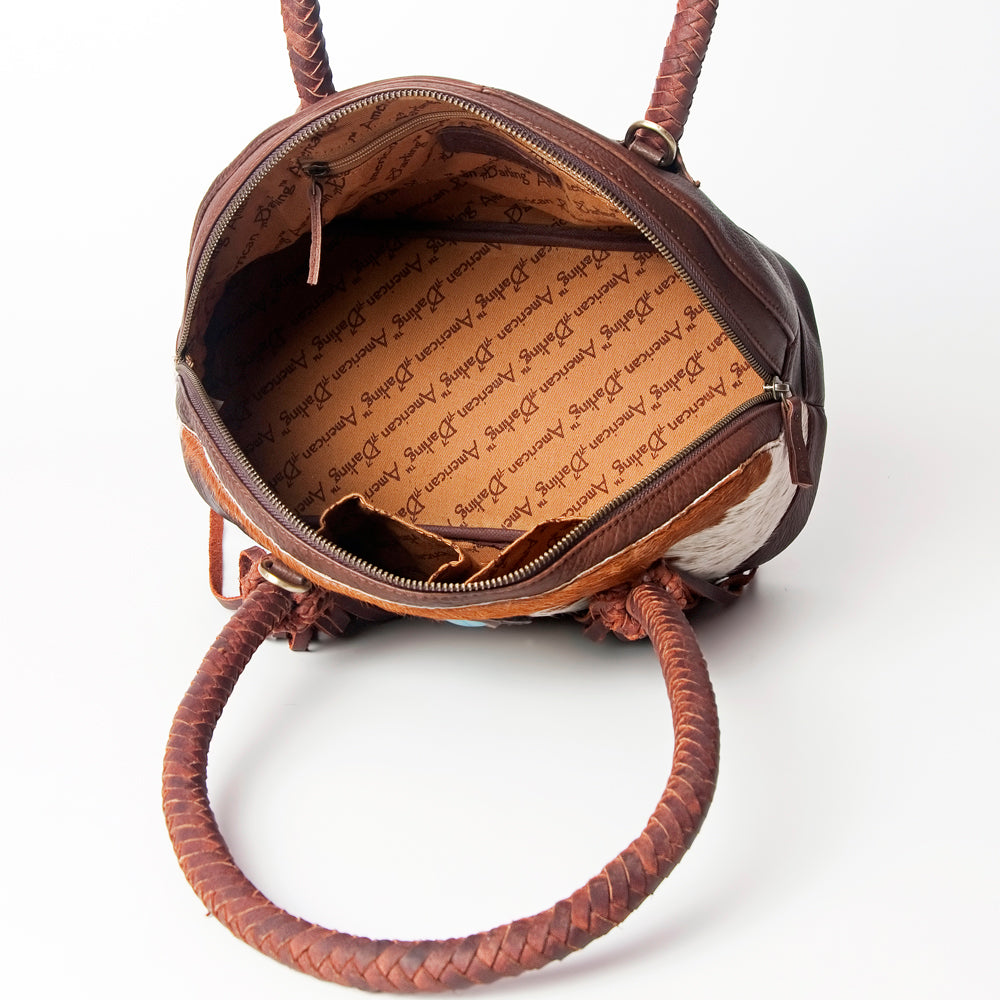 American Darling Tote Hair on Genuine Leather Western Women Bag | Handbag Purse for Cute