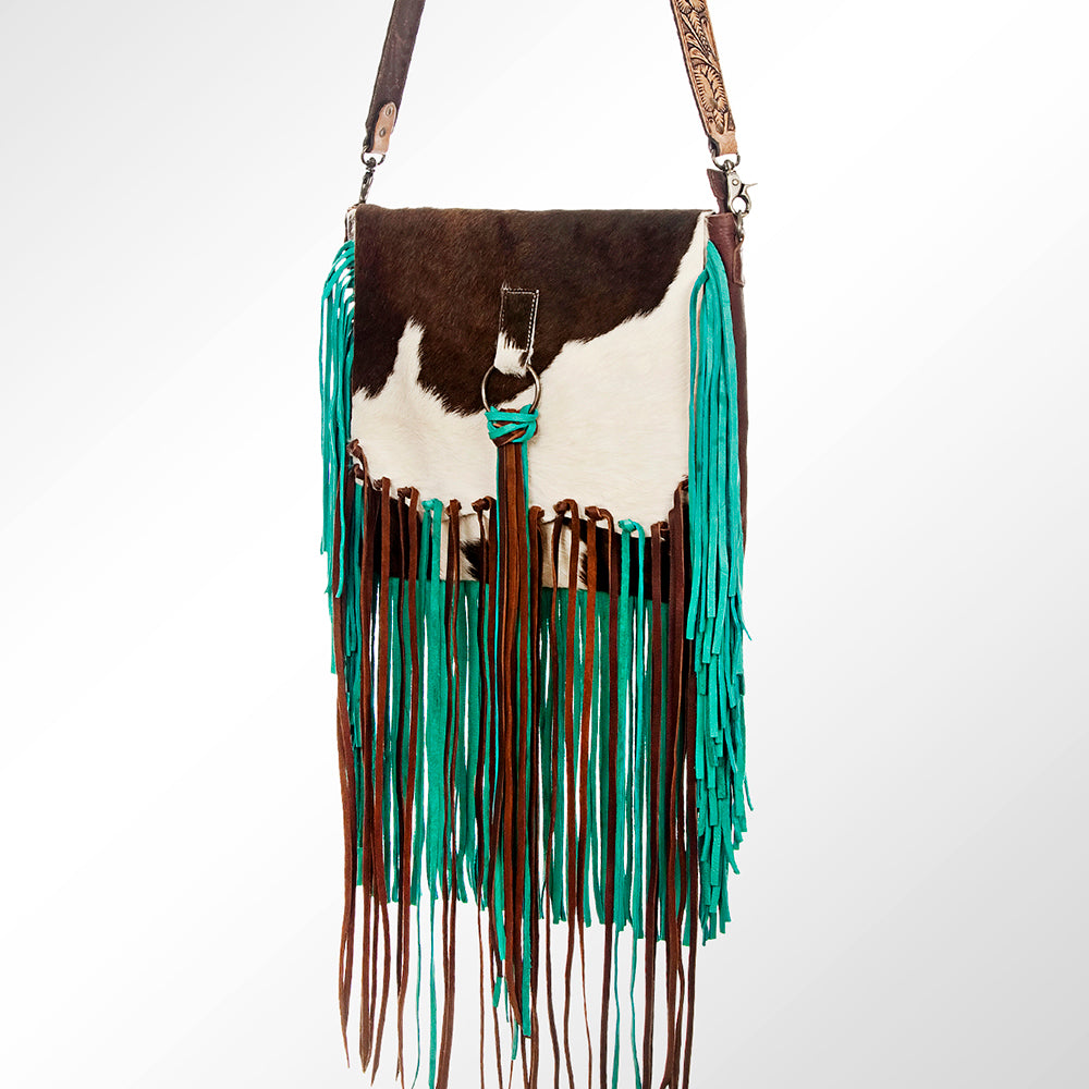 American Darling Cross Body Hair on-Genuine Leather Western Women Bag Handbag Purse |