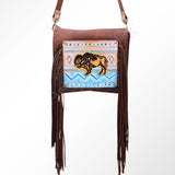 American Darling Crossbody Hand Painted Full Grain Genuine Leather Western Women Bag Handbag Purse |