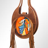 American Darling Hobo Hand Painted Genuine Leather Women Bag Western Handbag Purse