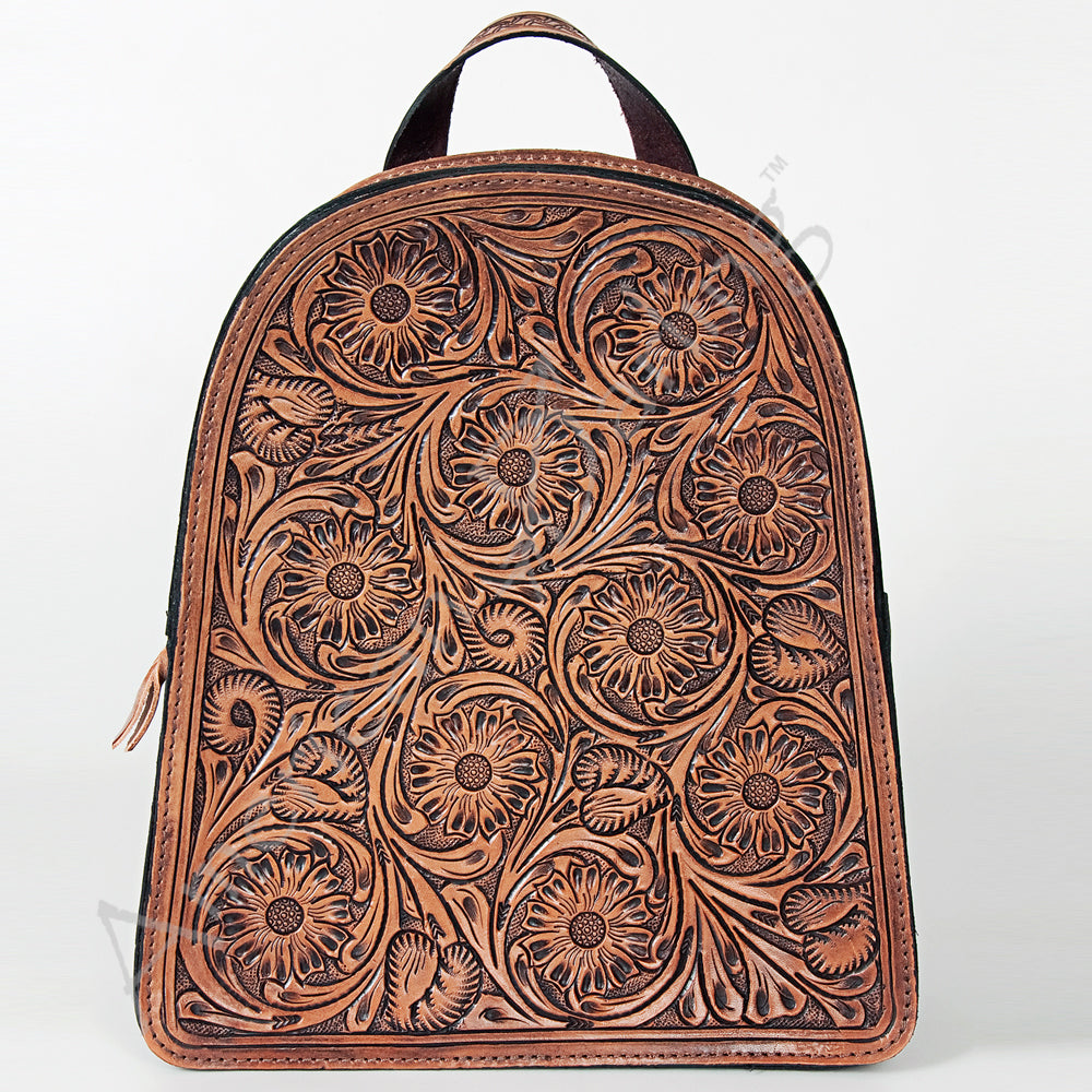 American Darling Backpack Hand Tooled Genuine Leather Western Women Bag | for Laptop School Purse Travel