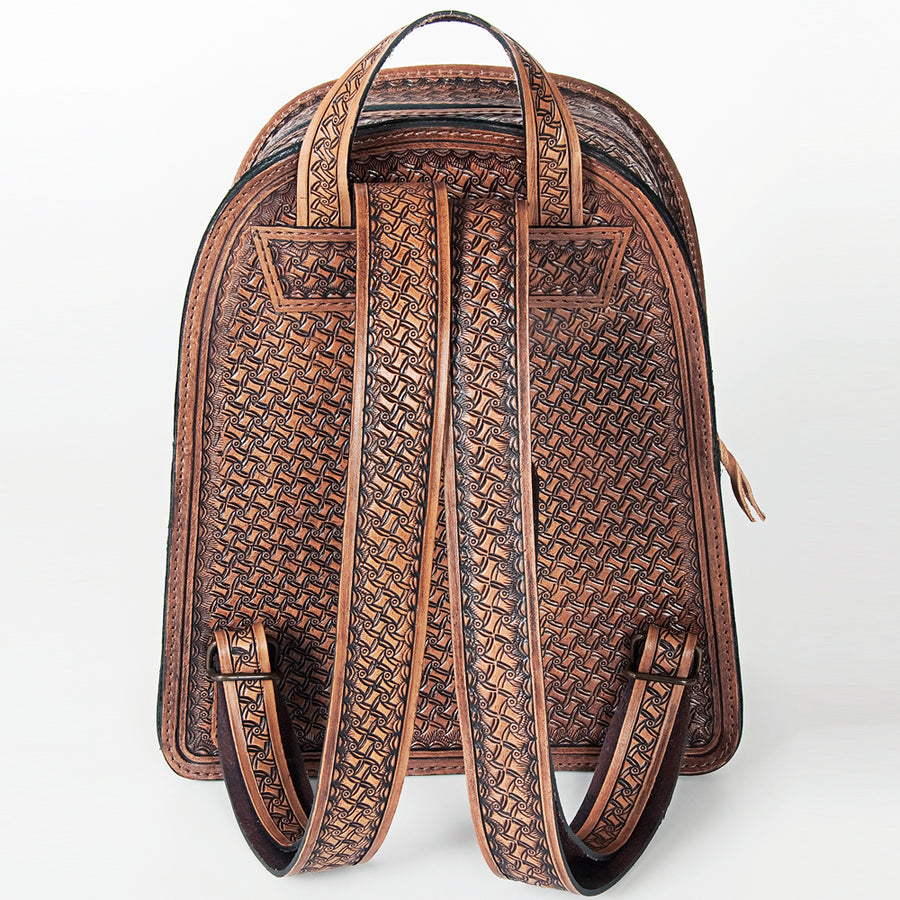 American Darling Backpack Hand Tooled Genuine Leather Western Women Bag | for Laptop School Purse Travel