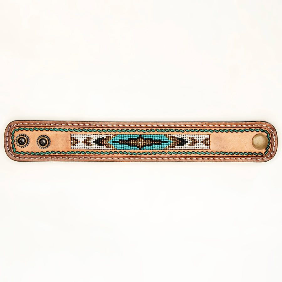 American Darling ADBRF145 Full Grain Genuine Leather Bracelet women – by Hilason – Cowboy and equestrian accessories