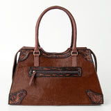 American Darling ADBGI156B Tote Hand Tooled Genuine Leather Women Bag Western Handbag Purse