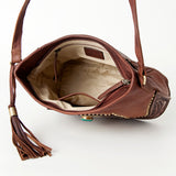 American Darling Messenger Hand Tooled Genuine Leather Western Women Bag Handbag Purse | Cute