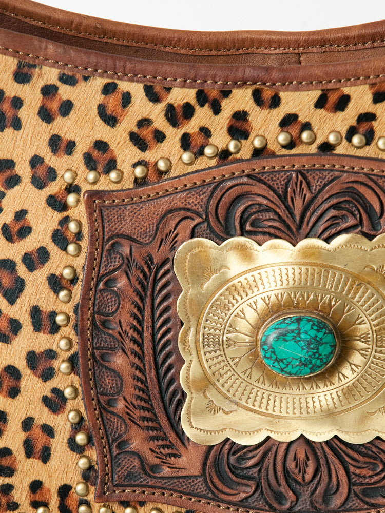 American Darling Messenger Hand Tooled Genuine Leather Western Women Bag Handbag Purse | Cute