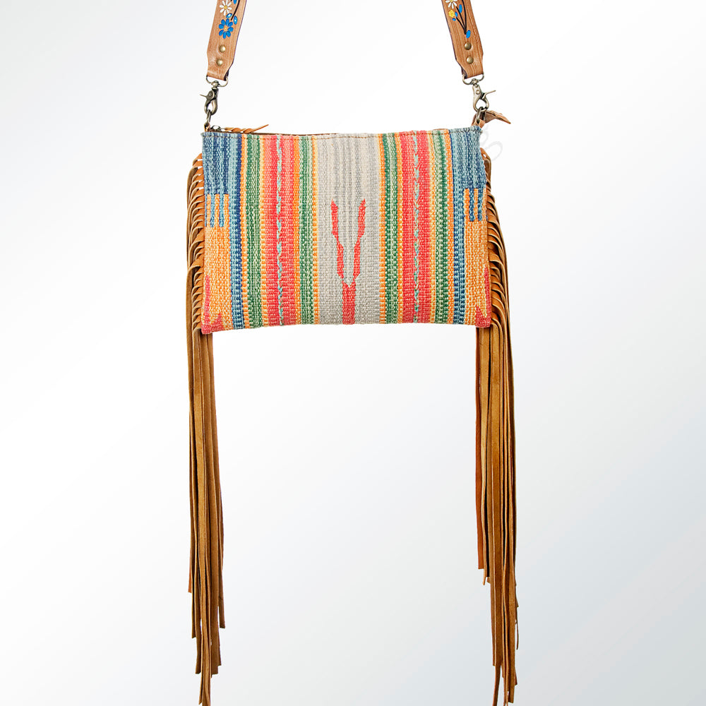 American Darling Cross Body Saddle Blanket Genuine Leather Western Women Bag Handbag Purse | Crossbody for Cute