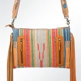 American Darling Cross Body Saddle Blanket Genuine Leather Western Women Bag Handbag Purse | Crossbody for Cute