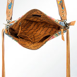 American Darling Cross Body Saddle Blanket Genuine Leather Western Women Bag Handbag Purse | Crossbody for Cute