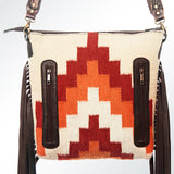 American Darling Cross Body Hand Tooled Saddle Blanket Genuine Leather Western Women Bag Handbag Purse | Crossbody for Cute
