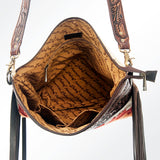 American Darling Cross Body Hand Tooled Saddle Blanket Genuine Leather Western Women Bag Handbag Purse | Crossbody for Cute