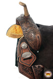 Flex Tree Western Horse Saddle In American Leather Barrel Trail By Hilason