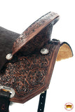 Flex Tree Western Horse Saddle In American Leather Barrel Trail By Hilason