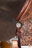 Flex Tree Western Horse Saddle In American Leather Barrel Trail By Hilason