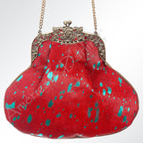 American Darling Coin Purse Bag Hair on Genuine Leather Western Women Handbag | for Cute Travel Bags