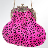 American Darling Coin Purse Bag Hair on Genuine Leather Western Women Handbag | for Cute Travel Bags