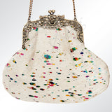 American Darling Coin Purse Bag Hair on Genuine Leather Western Women Handbag | for Cute Travel Bags