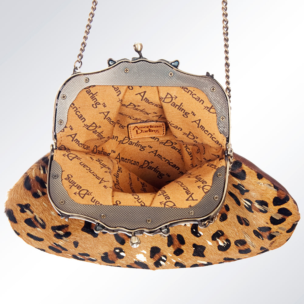 American Darling Coin Purse Bag Hair on Genuine Leather Western Women Handbag | for Cute Travel Bags
