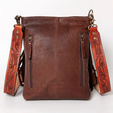 American Darling CrossBody Hand Tooled Full Grain Genuine Leather Western Women Bag Handbag Purse | for Cute
