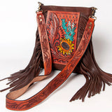 American Darling CrossBody Hand Tooled Full Grain Genuine Leather Western Women Bag Handbag Purse | for Cute
