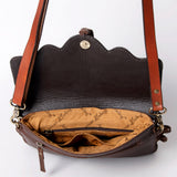 American Darling Wallet Hand Tooled Genuine Leather Women Bag Western Handbag Purse | Womens Handbags |Leather for Summer