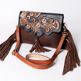 American Darling Wallet Hand Tooled Genuine Leather Women Bag Western Handbag Purse | Womens Handbags |Leather for Summer