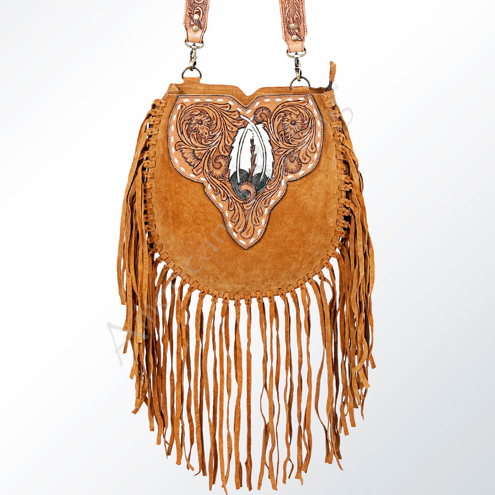 American Darling Large Crossbody Full Grain Genuine Leather Western Women Bag Handbag Purse | for Cute