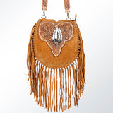 American Darling Large Crossbody Full Grain Genuine Leather Western Women Bag Handbag Purse | for Cute