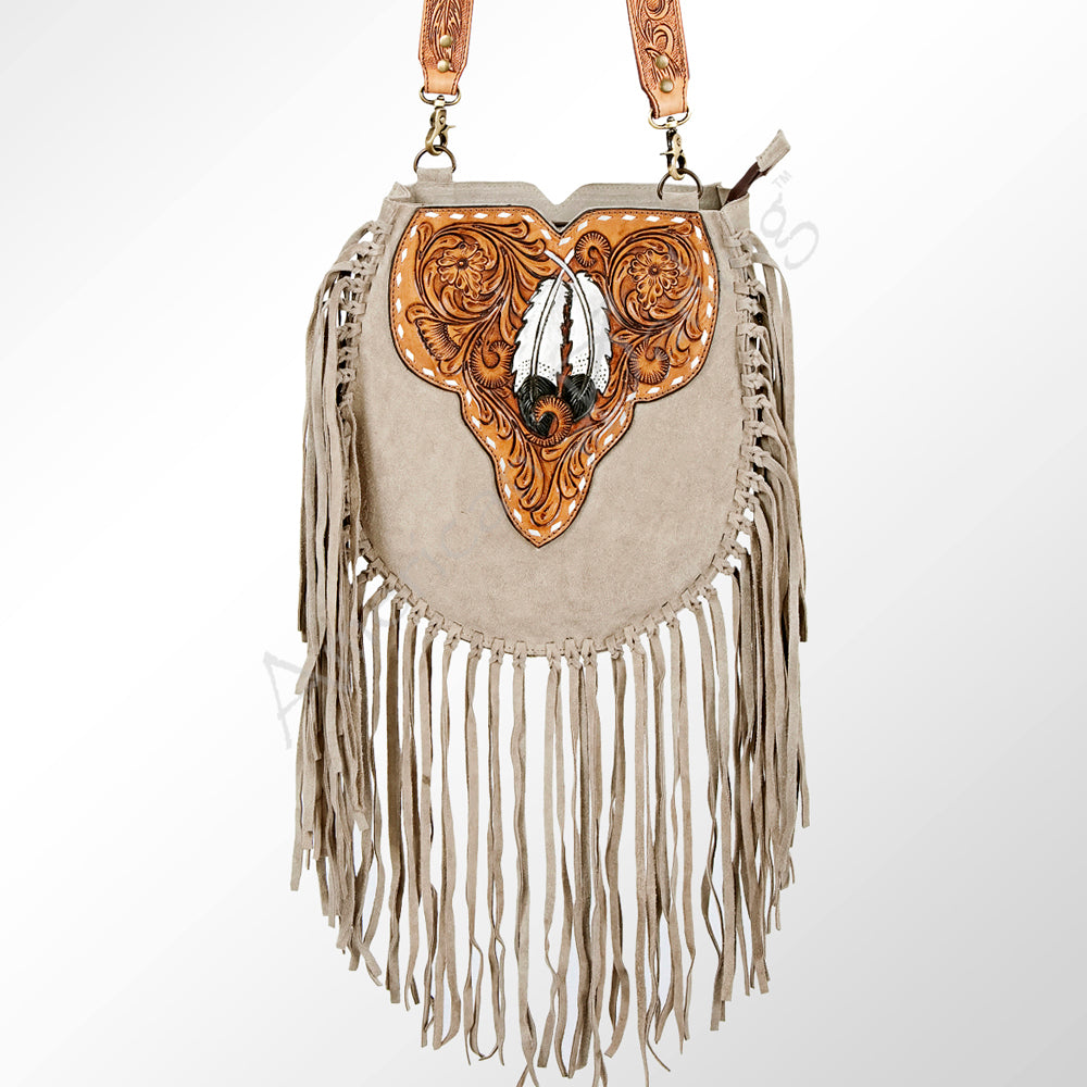 American Darling Large Crossbody Full Grain Genuine Leather Western Women Bag Handbag Purse | for Cute