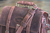 Glanor Bag Buffalo Leather Hand Briefcase Backpack Laptop