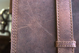 Glanor Bag Buffalo Leather Hand Briefcase Backpack Laptop