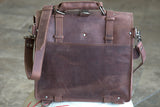 Glanor Bag Buffalo Leather Hand Briefcase Backpack Laptop