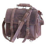 Glanor Bag Buffalo Leather Hand Briefcase Backpack Laptop