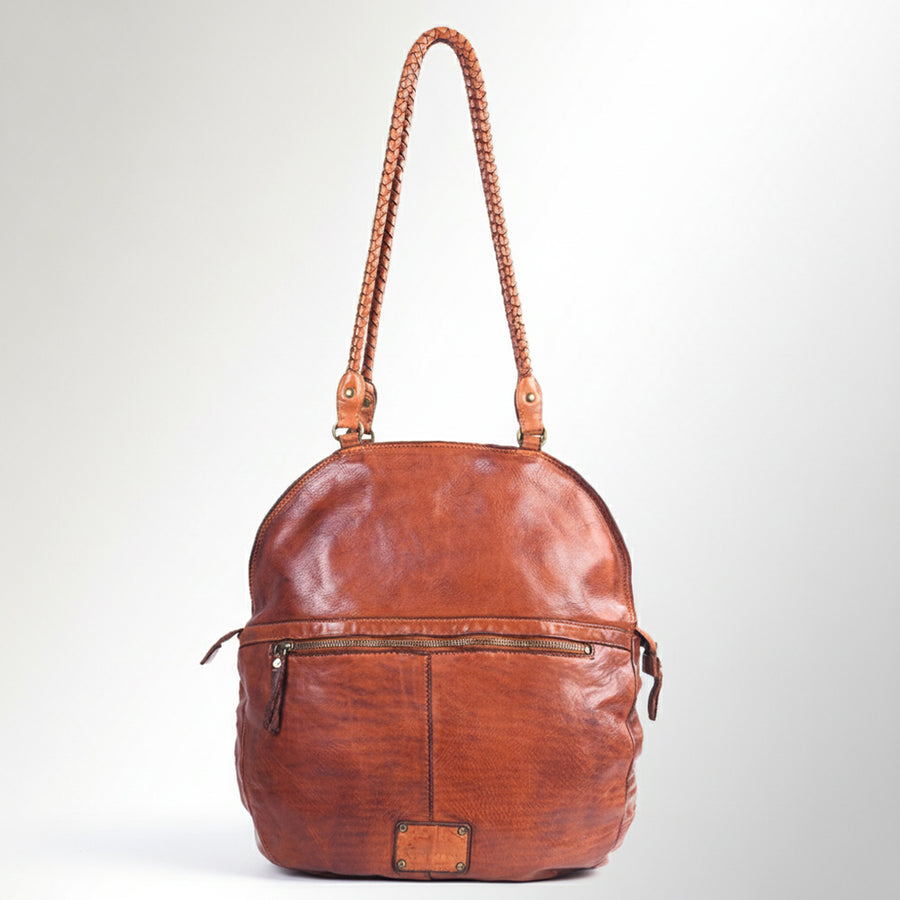 Spaghetti Western Swc130Cg Tote Vintage Handmade Drum Dyed Genuine European Cowhide Leather Women Bag Western Handbag Purse