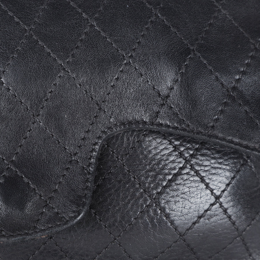 Spaghetti Western Swc151Blk Envelope Vintage Handmade Drum Dyed Genuine European Cowhide Leather Women Bag Western Handbag Purse