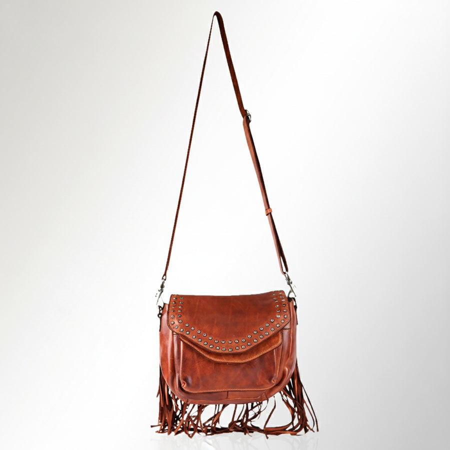 Spaghetti Western Swc164Atan Cross Body I Vintage Handmade Drum Dyed Genuine European Cowhide Leather Women Bag Western Handbag Purse