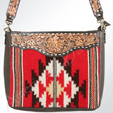 American Darling Crossbody Saddle Blanket Genuine Leather Western Women Bag Handbag Purse | Travel Bags College Casual