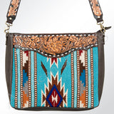 American Darling Crossbody Saddle Blanket Genuine Leather Western Women Bag Handbag Purse | Travel Bags College Casual