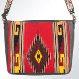 American Darling Crossbody Saddle Blanket Genuine Leather Western Women Bag Handbag Purse | Travel Bags College Casual