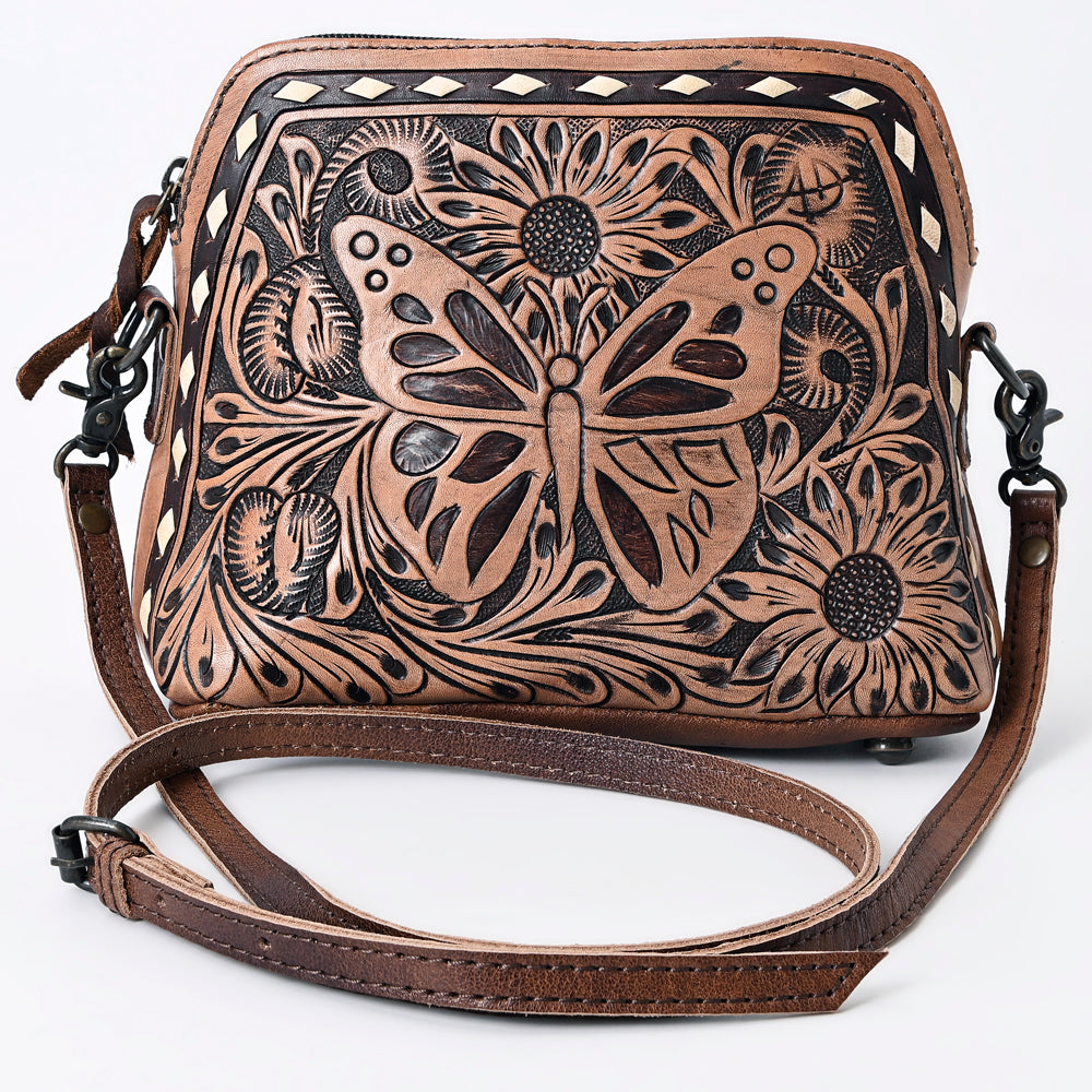American Darling Cross Body Hand Tooled Genuine Leather Western Women Bag Handbag Purse | Crossbody for Cute