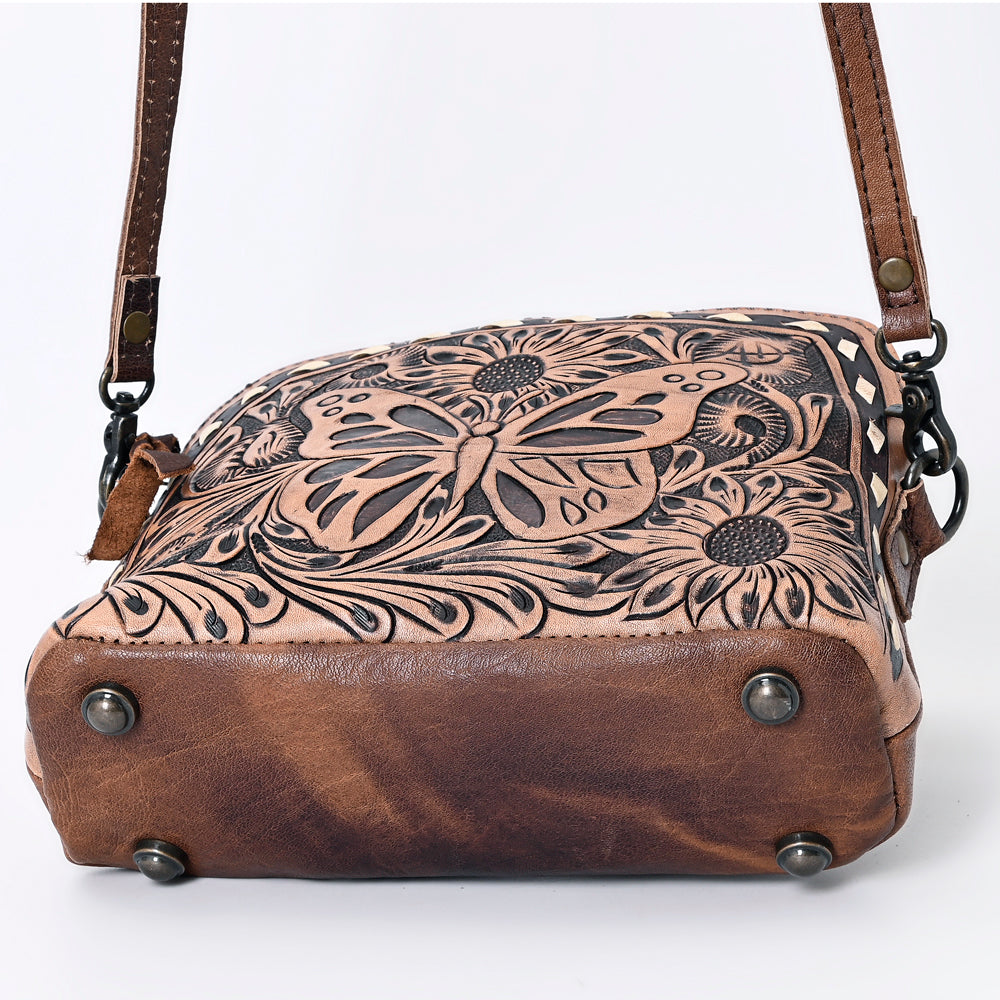 American Darling Cross Body Hand Tooled Genuine Leather Western Women Bag Handbag Purse | Crossbody for Cute