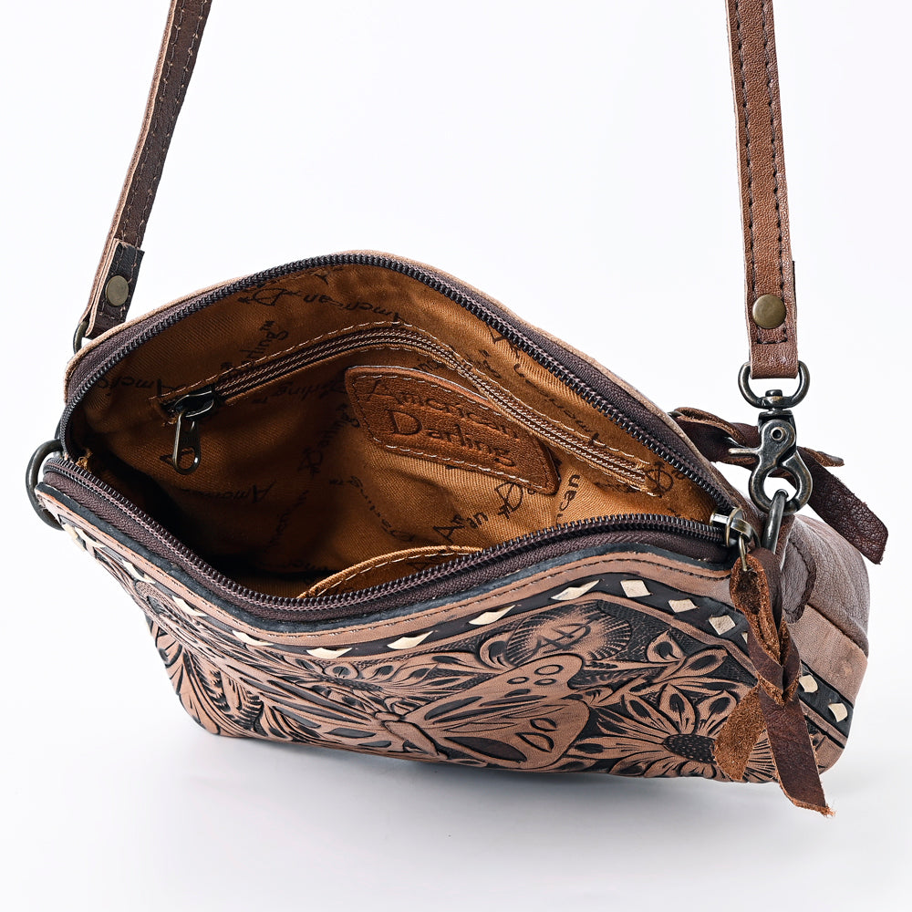 American Darling Cross Body Hand Tooled Genuine Leather Western Women Bag Handbag Purse | Crossbody for Cute