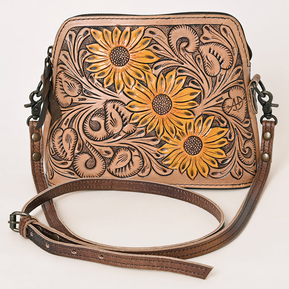American Darling Cross Body Hand Tooled Genuine Leather Western Women Bag Handbag Purse | Crossbody for Cute