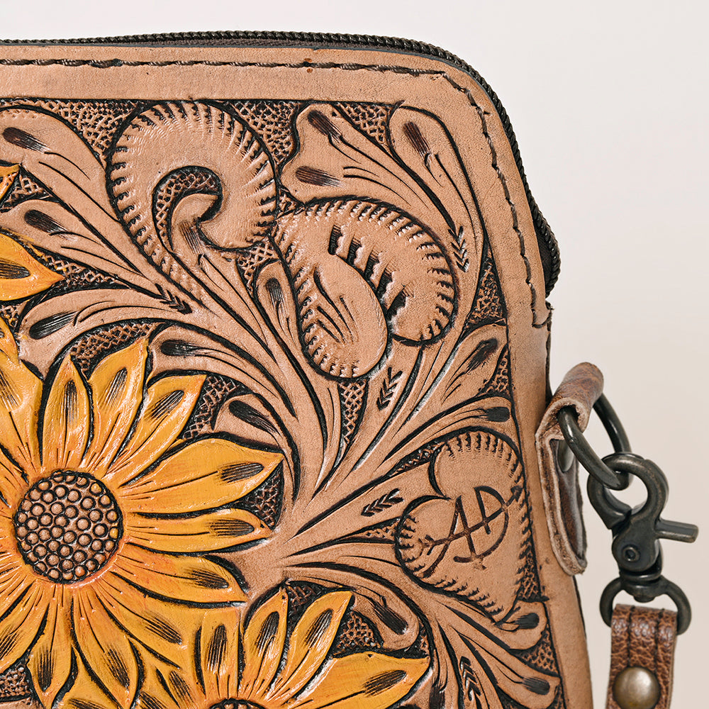American Darling Cross Body Hand Tooled Genuine Leather Western Women Bag Handbag Purse | Crossbody for Cute