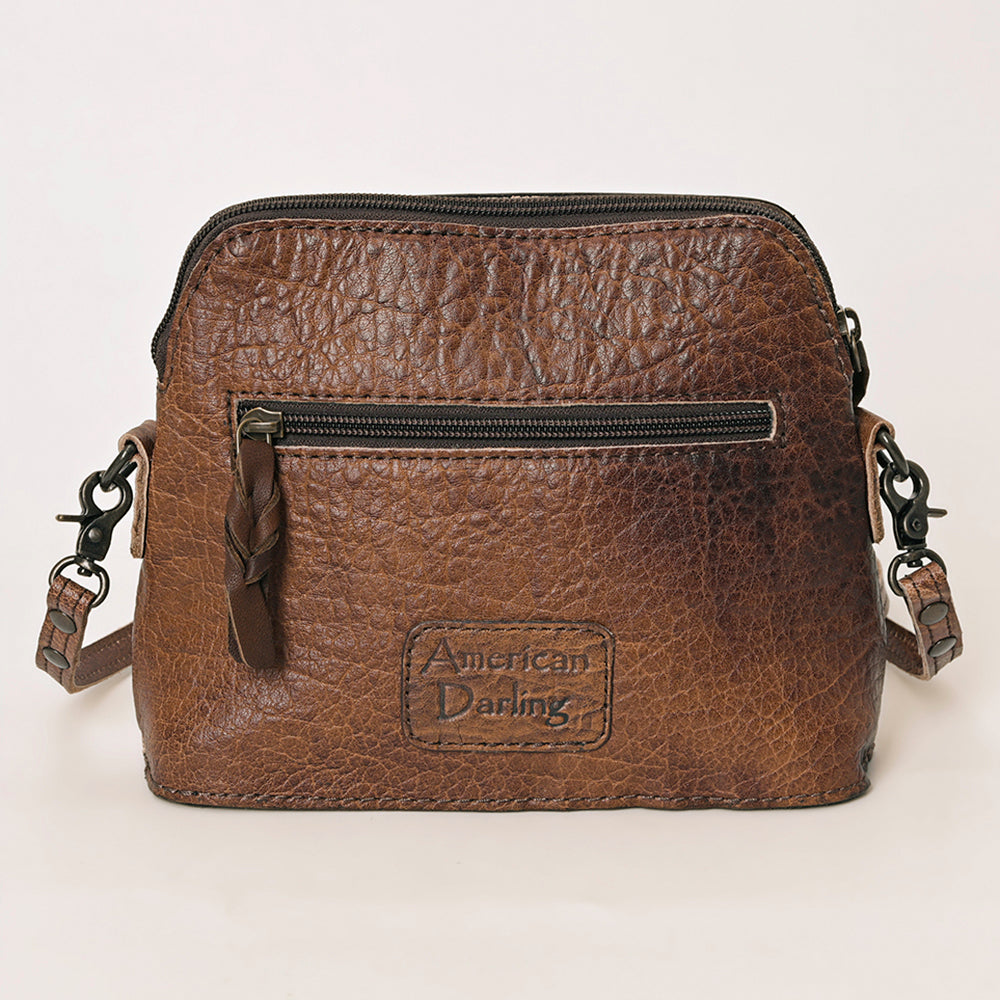 American Darling Cross Body Hand Tooled Genuine Leather Western Women Bag Handbag Purse | Crossbody for Cute