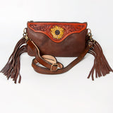 American Darling Clutch Hand Tooled Genuine Leather Women Bag Western Handbag Purse | Purses for Cute