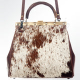 American Darling ADBG667 Hobo Hair-On Genuine Leather Women Bag Western Handbag Purse