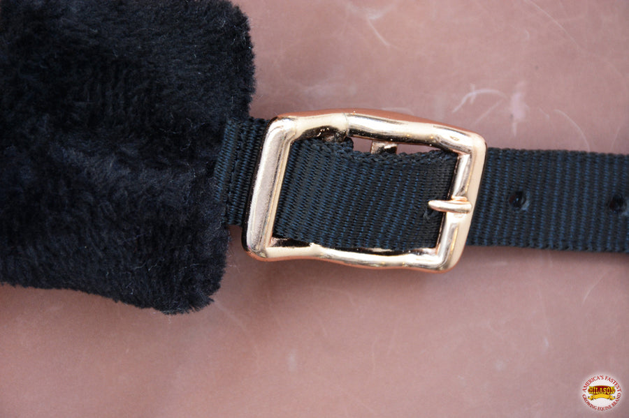 Hilason Comfort Fleece Nylon Horse Halter Black