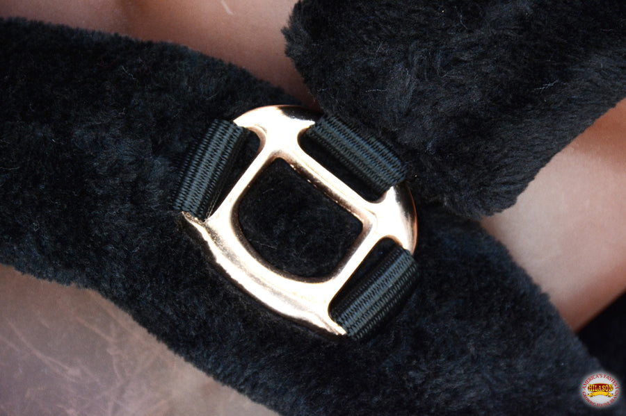 Hilason Comfort Fleece Nylon Horse Halter Black