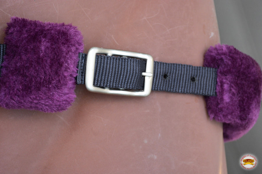 Hilason Comfort Fleece Nylon Horse Halter Mauve